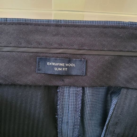 Mango Men's Extrafine wool Slim Fit  Dress Pants - Picture 10 of 14